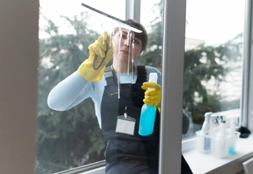 Nettoyage de vitres intérieures et extérieures à Nespouls
